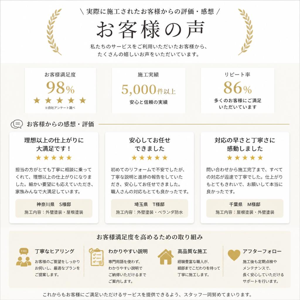 3. お客様の声