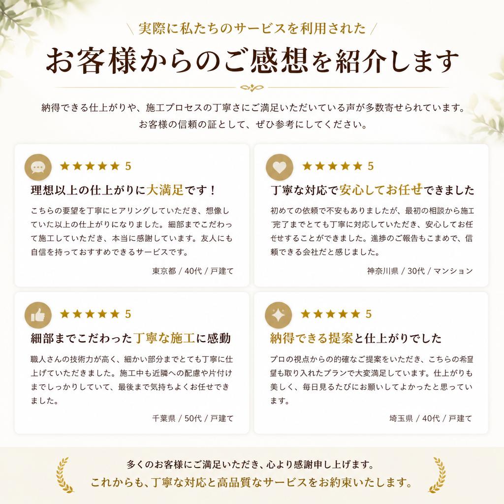 お客様の声