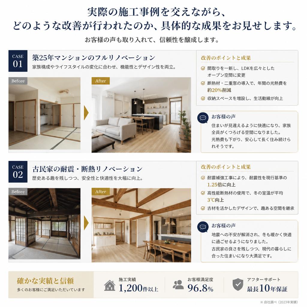 施工事例の紹介