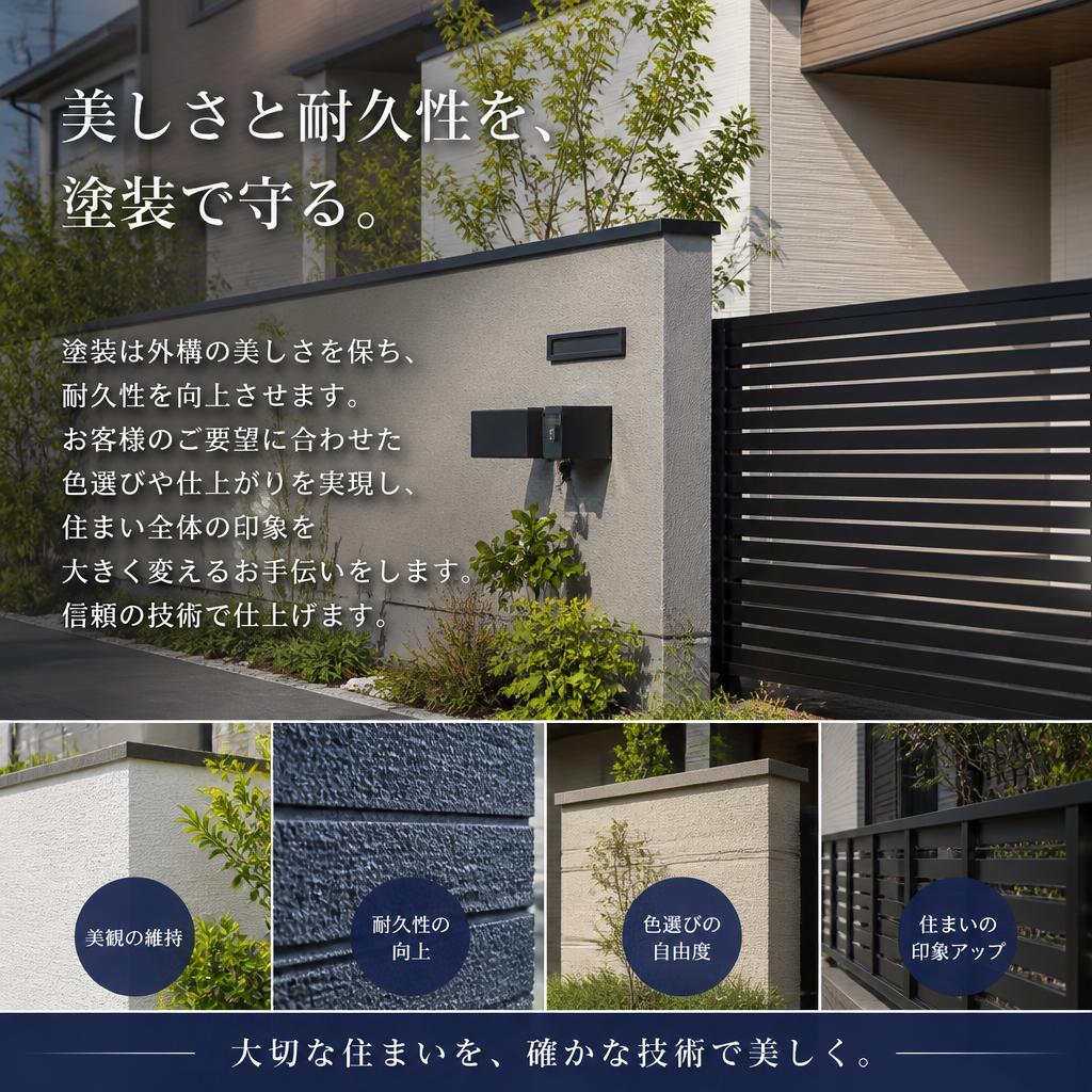 塗装サービスで新しい印象を