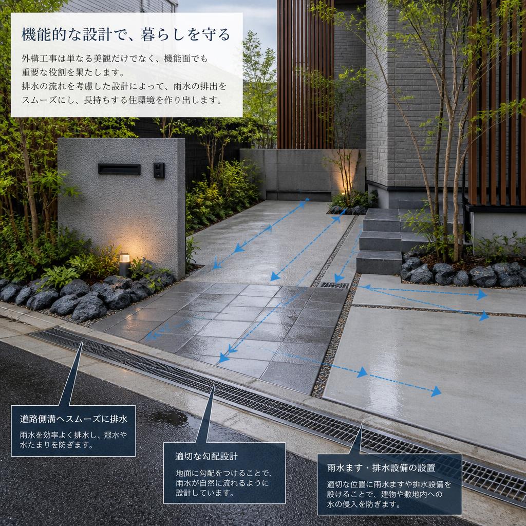 外構工事の役割